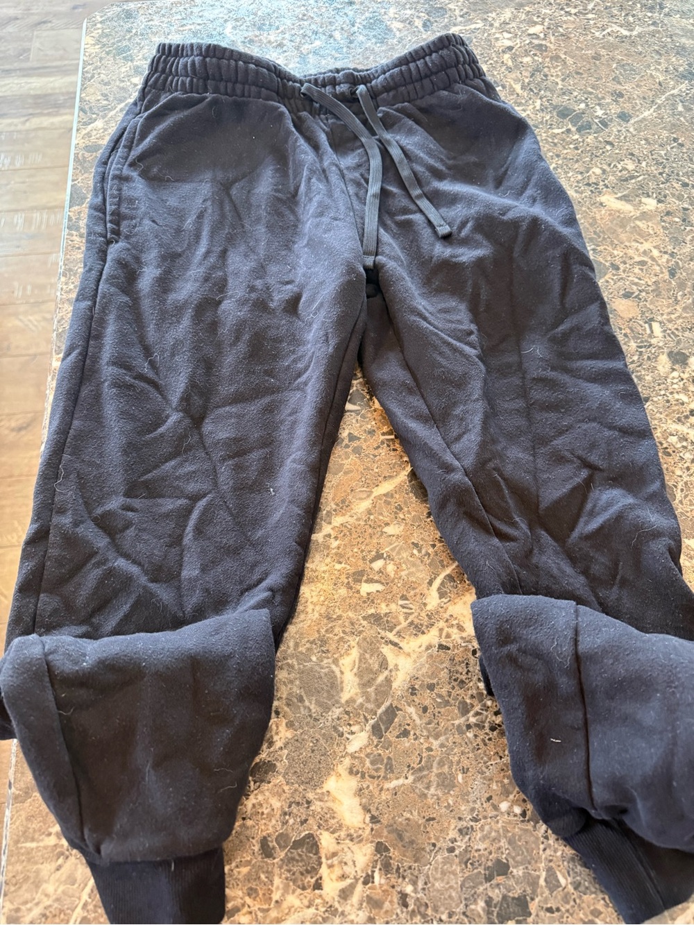 tek gear Black Kids Fleece Joggers with Drawstring